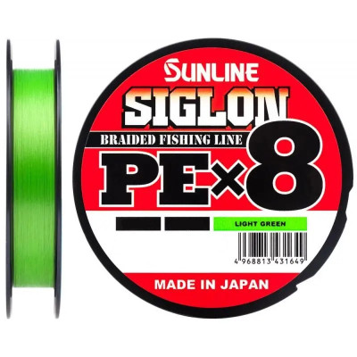 Шнур Sunline Siglon PE X8 150m салатовый #2.5/0.270mm 40lb/18.5kg