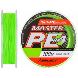 Шнур Select Master PE Light Green X4 100m 0.06mm 9kg