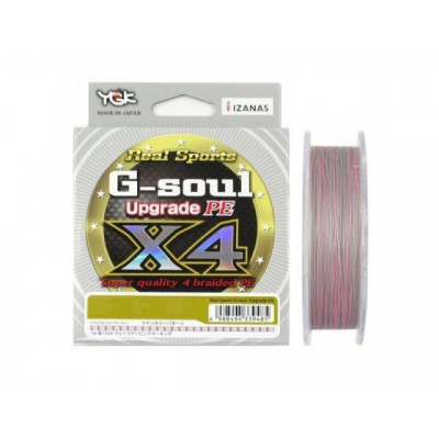 Шнур YGK G-Soul X4 Upgrade 200m серый #1.2/0.185mm 20lb/9.07