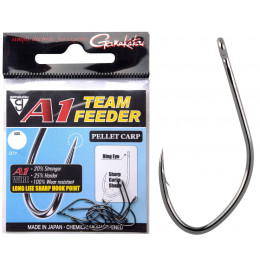 Гачки Gamakatsu A1 Team Feeder Pellet Carp NS Black №6 10шт (185079-600)