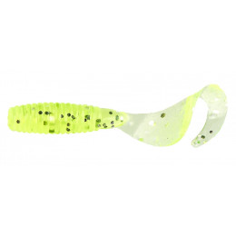 Твістер Lucky John Micro Grub 1 Lime Chartreuse 15шт (140159-071)