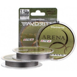 Шнур Favorite Arena PE Silver Gray 4x 100m #0.2/0.076mm 2.1kg