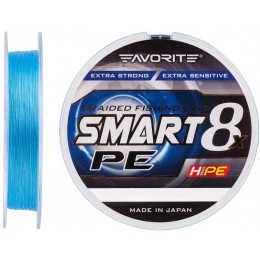 Шнур Favorite Smart PE Sky Blue 8x 150m #1.2/0.187mm 15lb/9.5kg