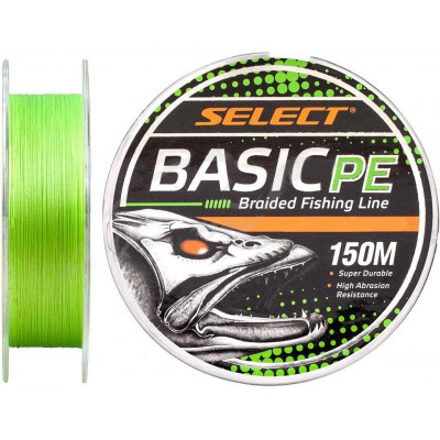 Шнур Select Basic PE Light Green 150m 0.04mm 5LB/2.5kg