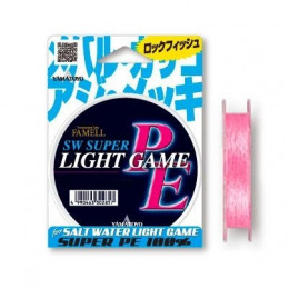 Шнур Yamatoyo PE Light Game Flash Pink 75m #0.6 8lb розовый