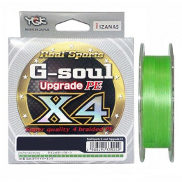 Шнур YGK G-Soul X4 Upgrade 200m салатовый #0.25/0.08mm 5lb/2.5kg