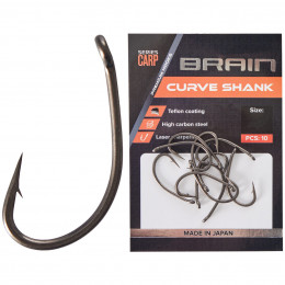 Крючок Brain Curve Shank #4 10 шт