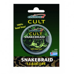 Ледкор Climax Cult Snake Braid 10m 30lb silt без свинца
