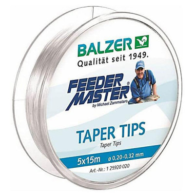 Леска Balzer Taper Tips 5*15м 0.32-0.20мм