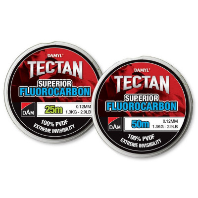 Леска DAM Tectan Superior Fluorocarbon NEW 0,23мм 25м 3,6кг (прозрачная)