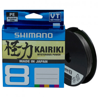 Шнур Shimano Kairiki 8 PE (Steel Gray) 150m 0.13mm 8.2kg