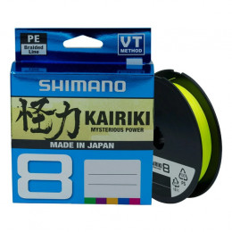 Шнур Shimano Kairiki 8 PE Yellow 150m 0.215mm 20.8kg