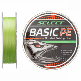 Шнур Select Basic PE Light Green 100m 0.18mm 22LB/9.9kg