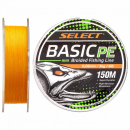 Шнур Select Basic PE Orange 150m 0.06mm 6LB/3kg