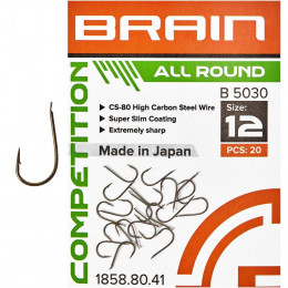 Крючок Brain All Round B5030 Bronze №12 20шт