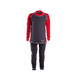 Детский комплект термобелья Baft X-Line Kids Red/Gray Микрофлис 134 (XL3404-134)