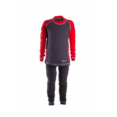 Детский комплект термобелья Baft X-Line Kids Red/Gray Микрофлис 128 (XL3403-128)