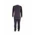 Детский комплект термобелья Baft X-Line Kids Gray/Black Микрофлис 134 (XL3504-134)