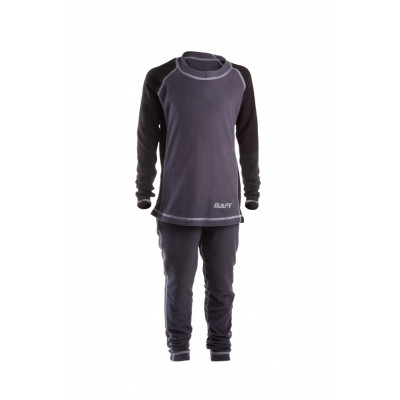 Детский комплект термобелья Baft X-Line Kids Gray/Black Микрофлис 134 (XL3504-134)