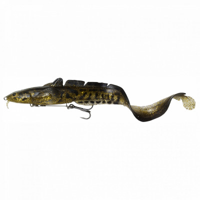 Свимбэйт Savage Gear 3D Burbot Shallow SS 250mm 70.0g Gold Burbot UV