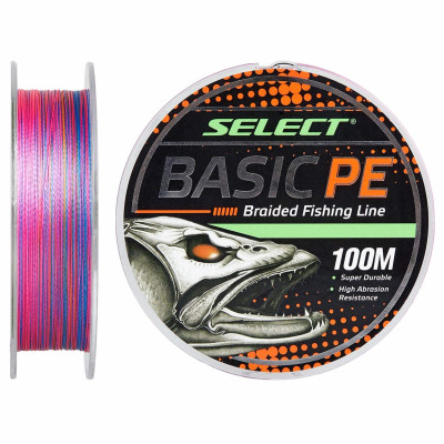 Шнур Select Basic PE 100m разноцветный 0.20mm 28lb/12.7kg