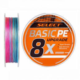 Шнур Select Basic PE 8x 150m разноцветный #1.5/0.18mm 22lb/10kg