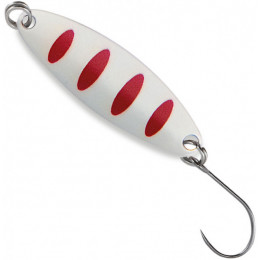 Блешня Nomura Isei Riu Spoon 2.9g 34mm White Red Stripes (NM46470129)