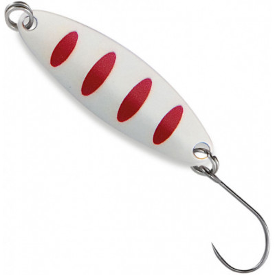 Блешня Nomura Isei Riu Spoon 2.9g 34mm White Red Stripes (NM46470129)