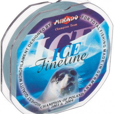 Леска Mikado Fineline Ice 30m 0.14mm 2.6kg серый (ZJD-014-P)