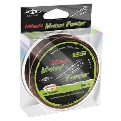 Леска Mikado Method Feeder 150m 0.18mm 3.6kg бронзовый (ZMF-018)