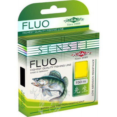 Леска Mikado Sensei Fluo 150m 0.26mm 8.1kg зеленый флуоресцентный (ZSY-026)