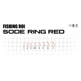 Крючок Fishing ROI Sode-Ring Red №3 14шт (147-19-003)