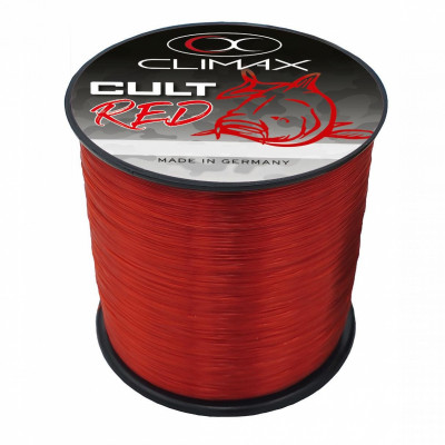 Волосінь Climax Cult Carpline red 2260m 0.22 4.5 kg, 1/4 lbs червона