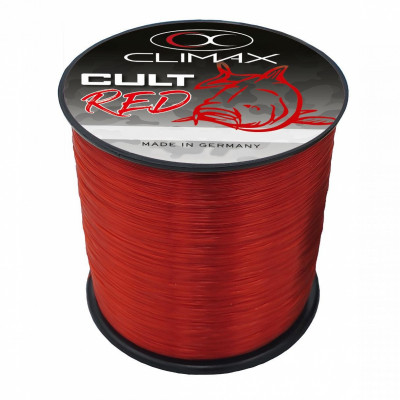 Леска Climax Cult Carpline red 1780m 0.25 5kg, 1/4 lbs красная