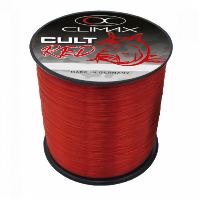 Леска Climax Cult Carpline red 1500m 0.28 6.1kg, 1/4 lbs красная