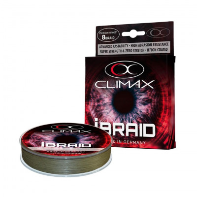 Шнур Climax iBraid 8 olive 135m 0.08mm 6kg