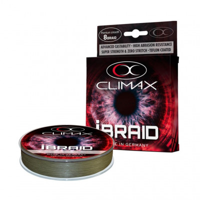 Шнур Climax iBraid 8 olive 135m 0.10mm 6.8kg