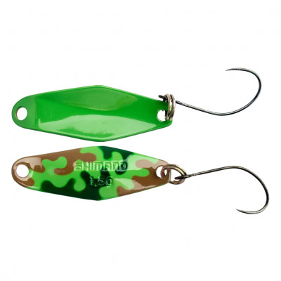 Блесна Shimano Cardiff Wobble Swimmer 1.5g #25T Green Brown Camo