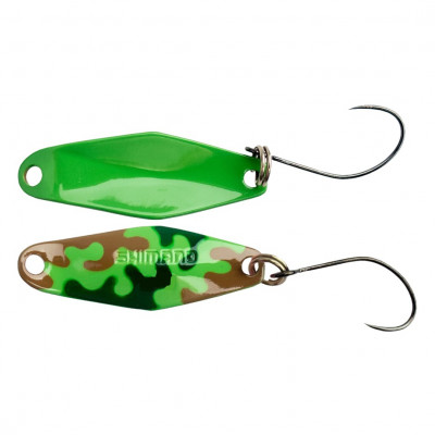 Блесна Shimano Cardiff Wobble Swimmer 2.5g #25T Green Brown Camo