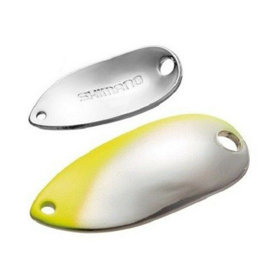 Блесна Shimano Cardiff Roll Swimmer Premium Plating 1.5g #77T Chartreuse Silver