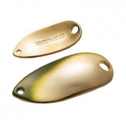 Блесна Shimano Cardiff Roll Swimmer Premium Plating 3.5g #73T Green Gold