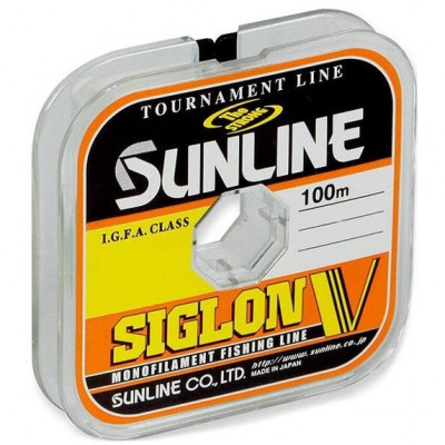 Леска Sunline Siglon V 100m #0.4/0.104mm 1kg прозрачный