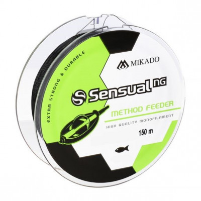 Леска Mikado Sensual NG Method Feeder 150m 0.20mm 5,09kg чёрный ()