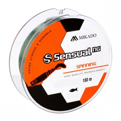 Леска Mikado Sensual NG Spinning 150m 0.18mm 4.34kg бледно-зелёный (ZSN410-150-018)