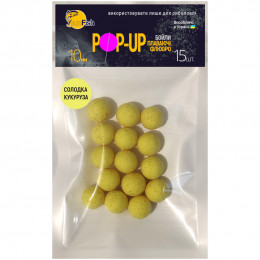 Бойлы Плавающие Флюоро SunFish Pop-Up Сладкая кукуруза 10mm 15шт