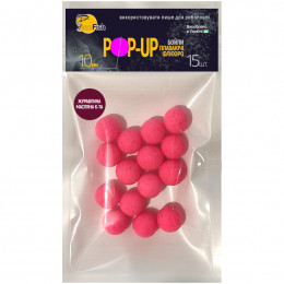 Бойлы Плавающие Флюоро SunFish Pop-Up Клюква Масляная Кислота 10mm 15шт