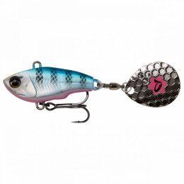 Тейл-спінер Savage Gear Fat Tail Spin 80mm 24g Blue Silver Pink