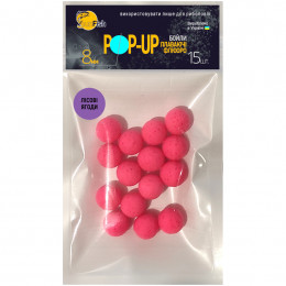 Бойли Плаваючі Флюоро SunFish Pop-Up Лісові Ягоди 8mm 15шт