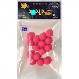 Бойлы Плавающие Флюоро SunFish Pop-Up Слива Специи 8mm 15шт