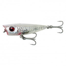 Воблер Savage Gear 3D Minnow Popper 4.3cm 2.6g Floating Crystal White